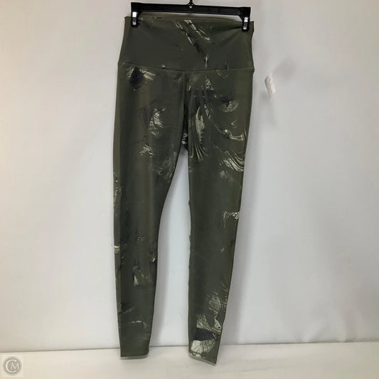 Athletic Leggings By Alo In Green, Size: S