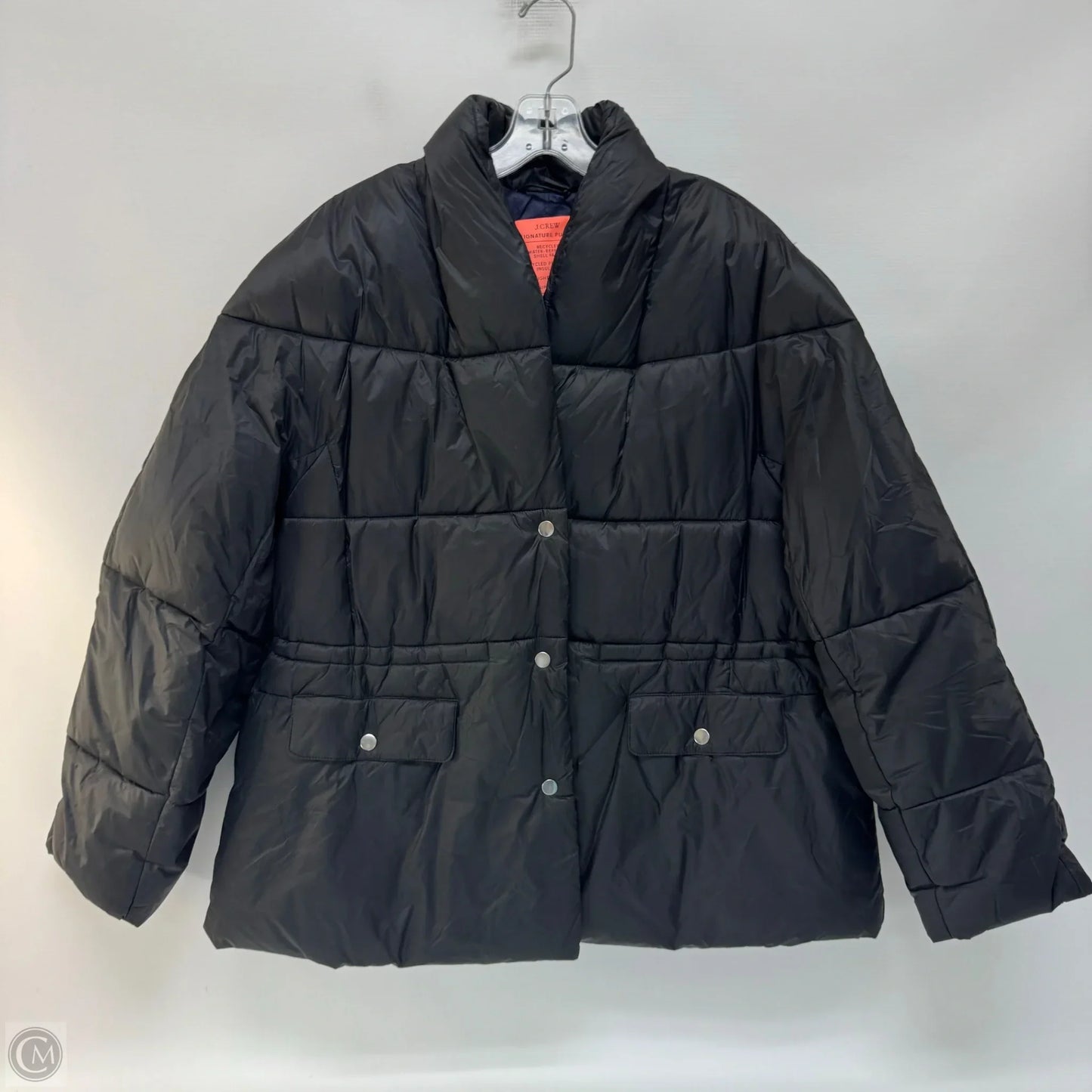 Coat Puffer & Quilted By J. Crew In Black, Size: Xl