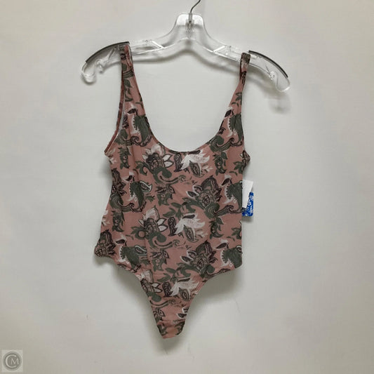 Bodysuit By Free People In Floral Print, Size: M