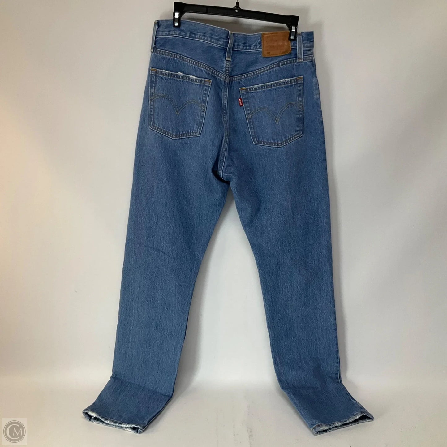 Jeans Straight By Levis In Blue Denim, Size: 6