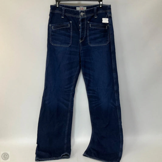 Jeans Wide Leg By We The Free In Blue Denim, Size: 2
