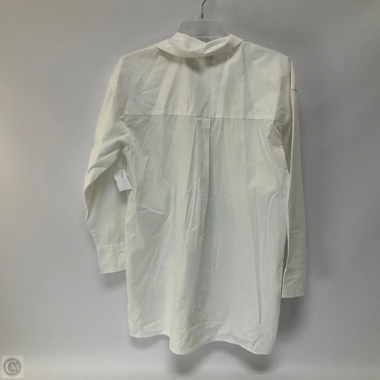 Top Long Sleeve By Abercrombie And Fitch In White, Size: Xs