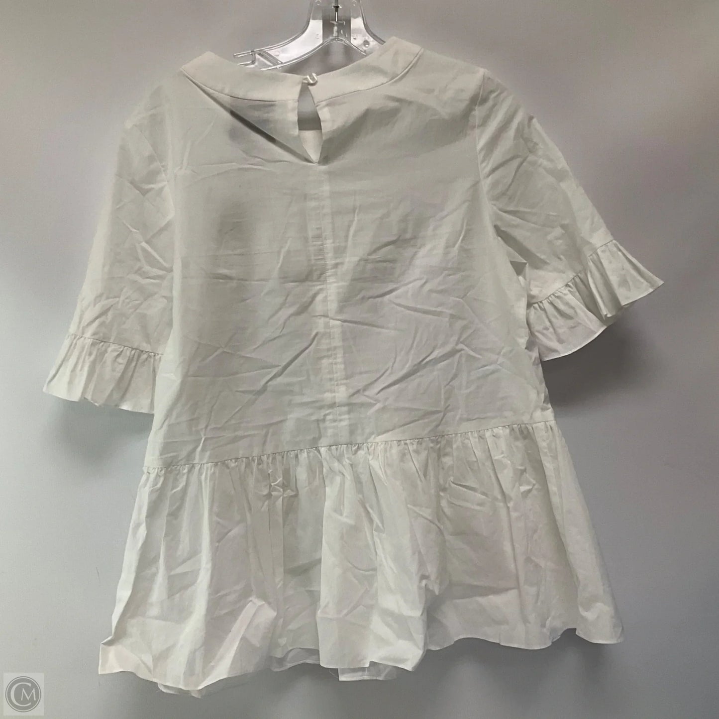 Top Short Sleeve By Cma In White, Size: M