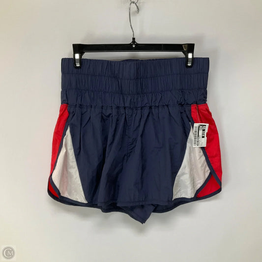 Athletic Shorts By Free People In Blue Red & White, Size: L