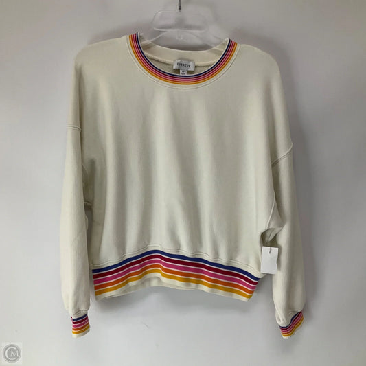 Sweatshirt Crewneck By Evereve In Cream, Size: Xs