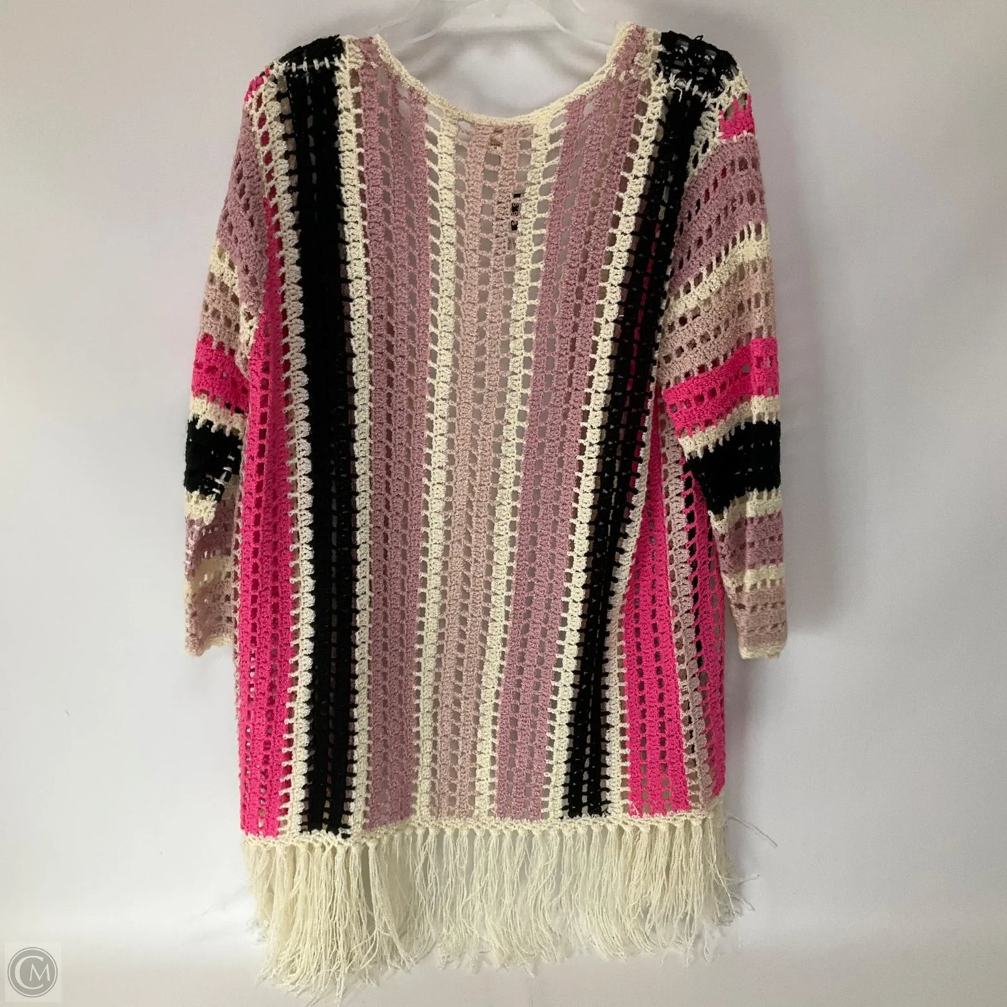 Cardigan By Pol In Striped Pattern, Size: S