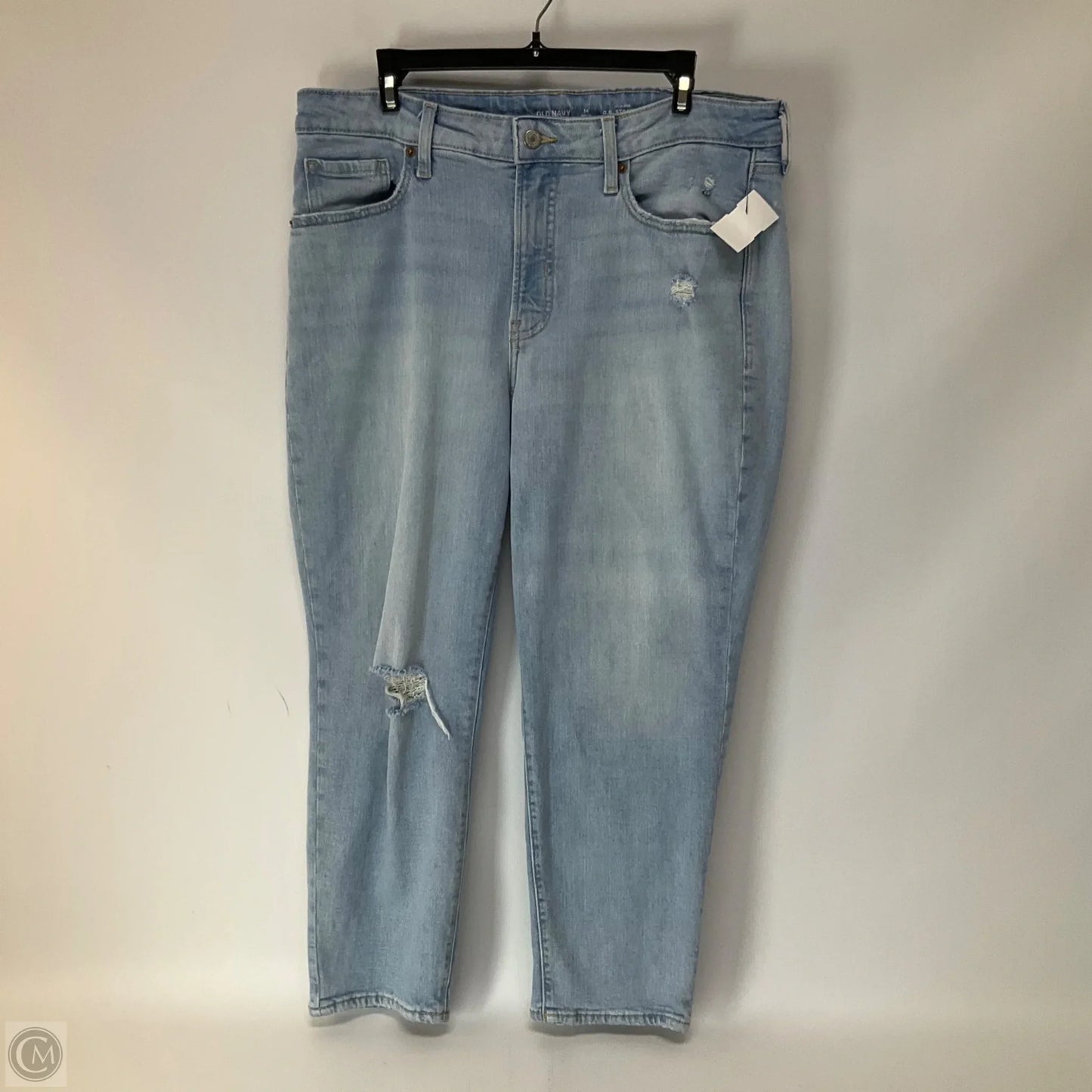 Jeans Boyfriend By Old Navy In Blue Denim, Size: 14