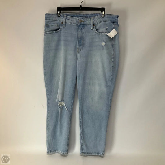 Jeans Boyfriend By Old Navy In Blue Denim, Size: 14
