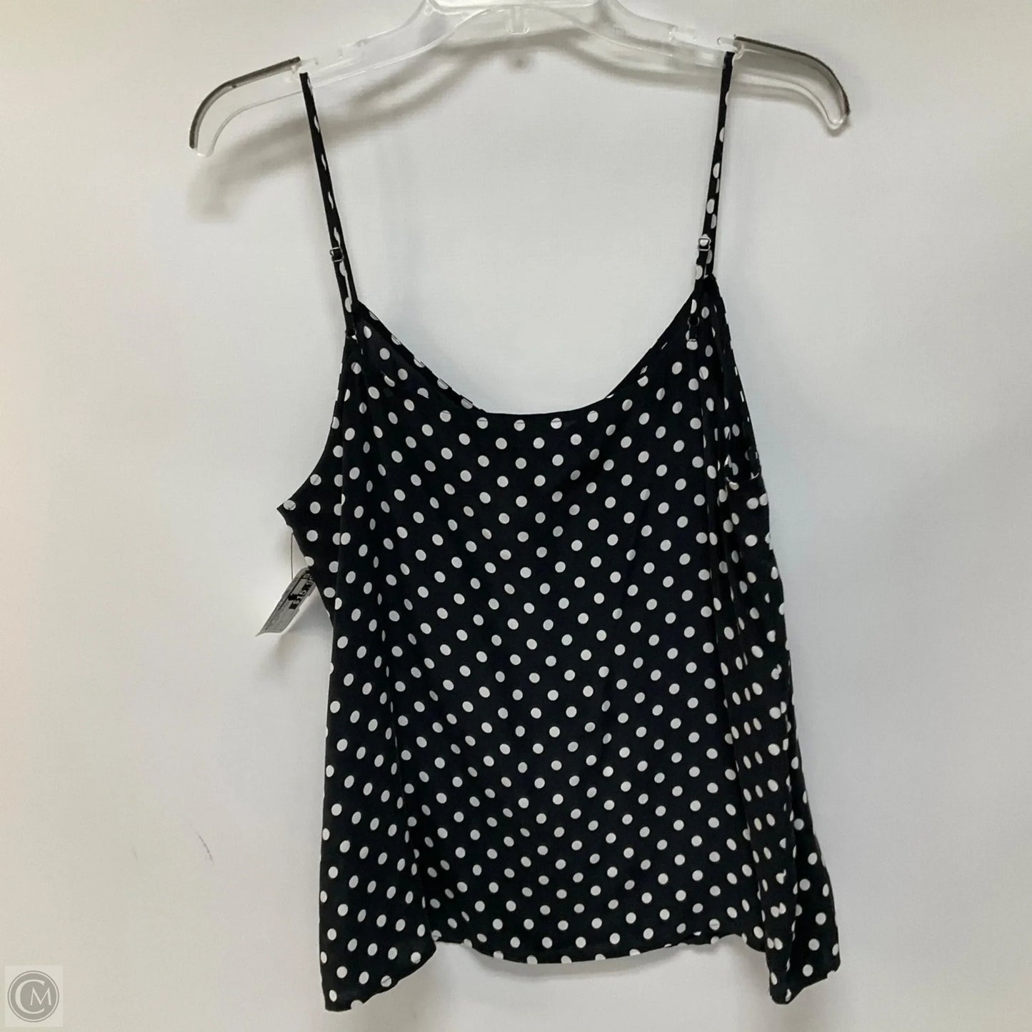 Top Sleeveless By Equipment In Polkadot Pattern, Size: L