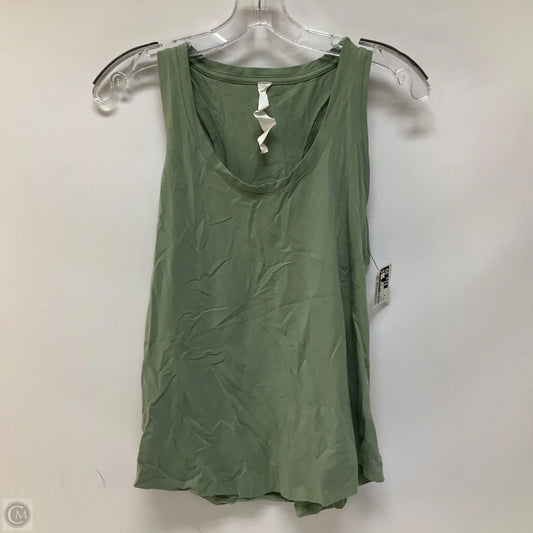 Athletic Tank Top By Lululemon In Green, Size: 6
