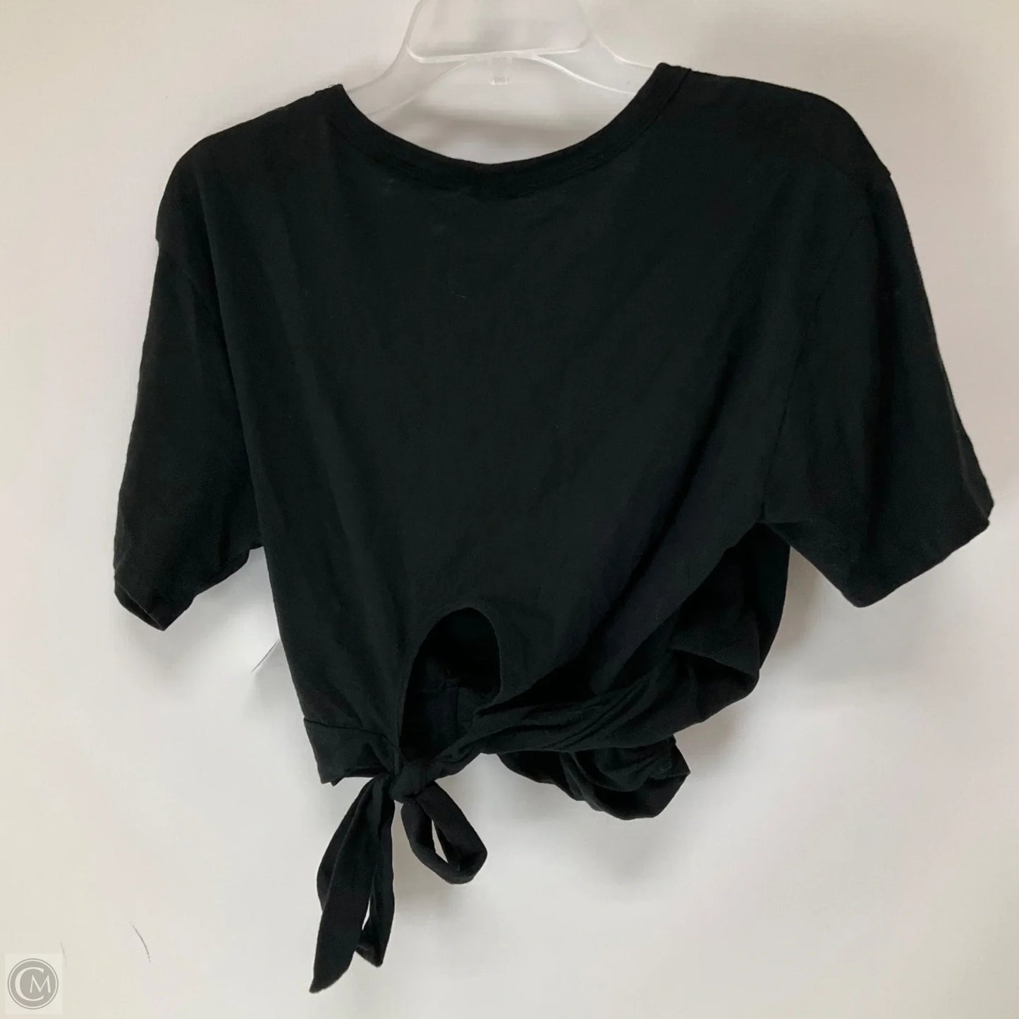 Top Short Sleeve By Aerie In Black, Size: M