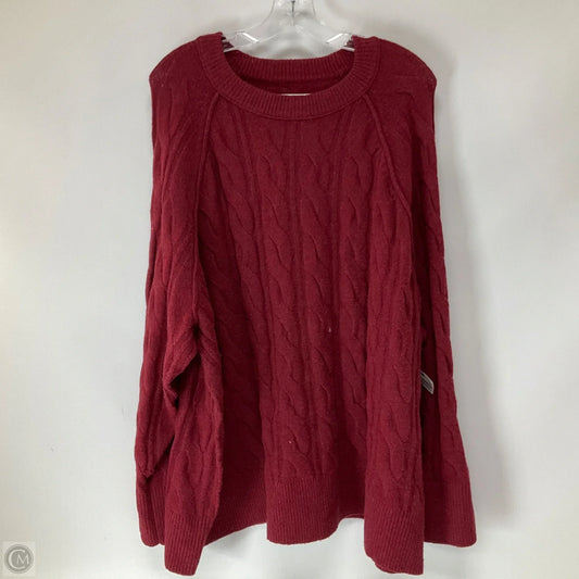 Sweater By Aerie In Maroon, Size: Xxl