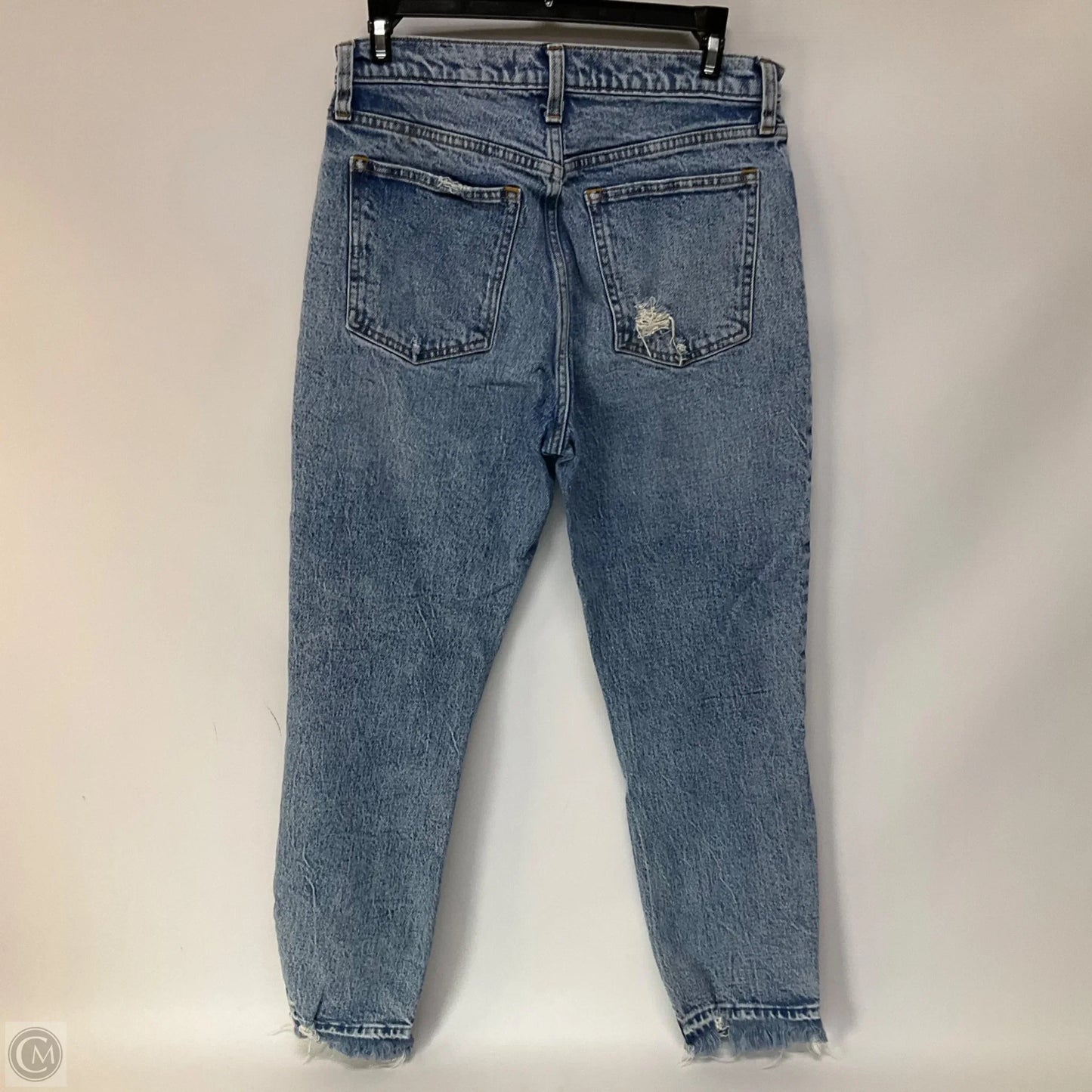 Jeans Straight By Abercrombie And Fitch In Blue Denim, Size: 6