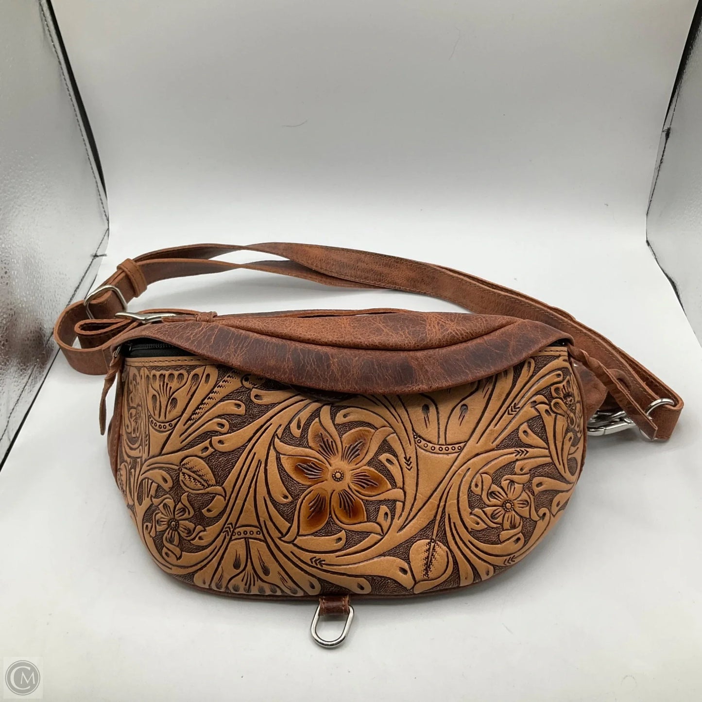 Belt Bag Leather By Cma, Size: Medium