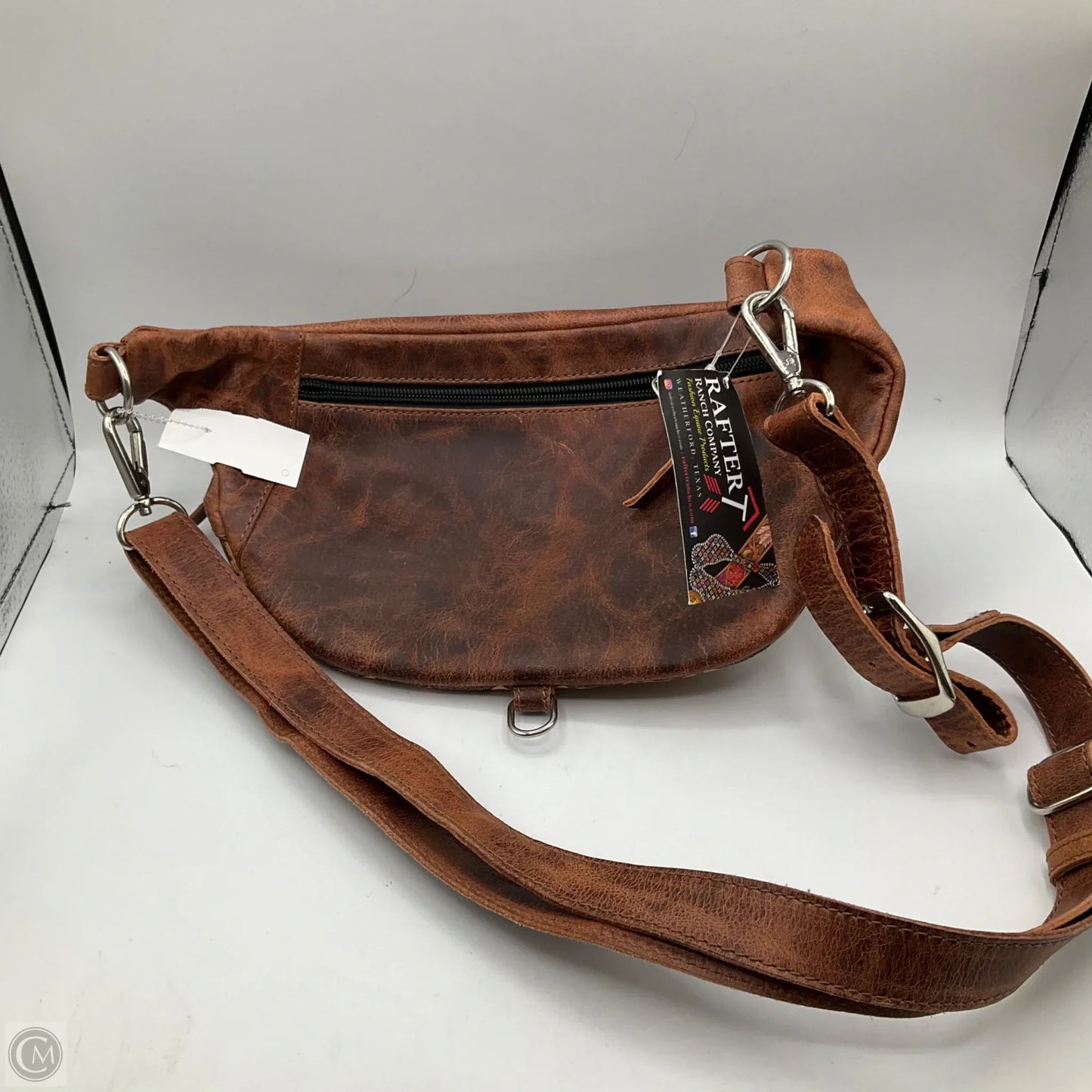Belt Bag Leather By Cma, Size: Medium