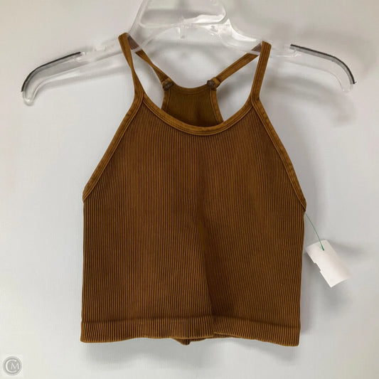Top Sleeveless By Free People In Brown, Size: M