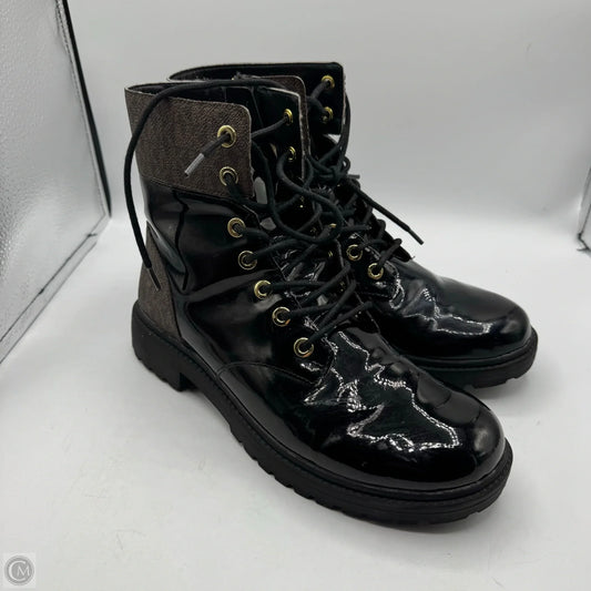 Boots Combat By Michael By Michael Kors In Black & Brown, Size: 8.5