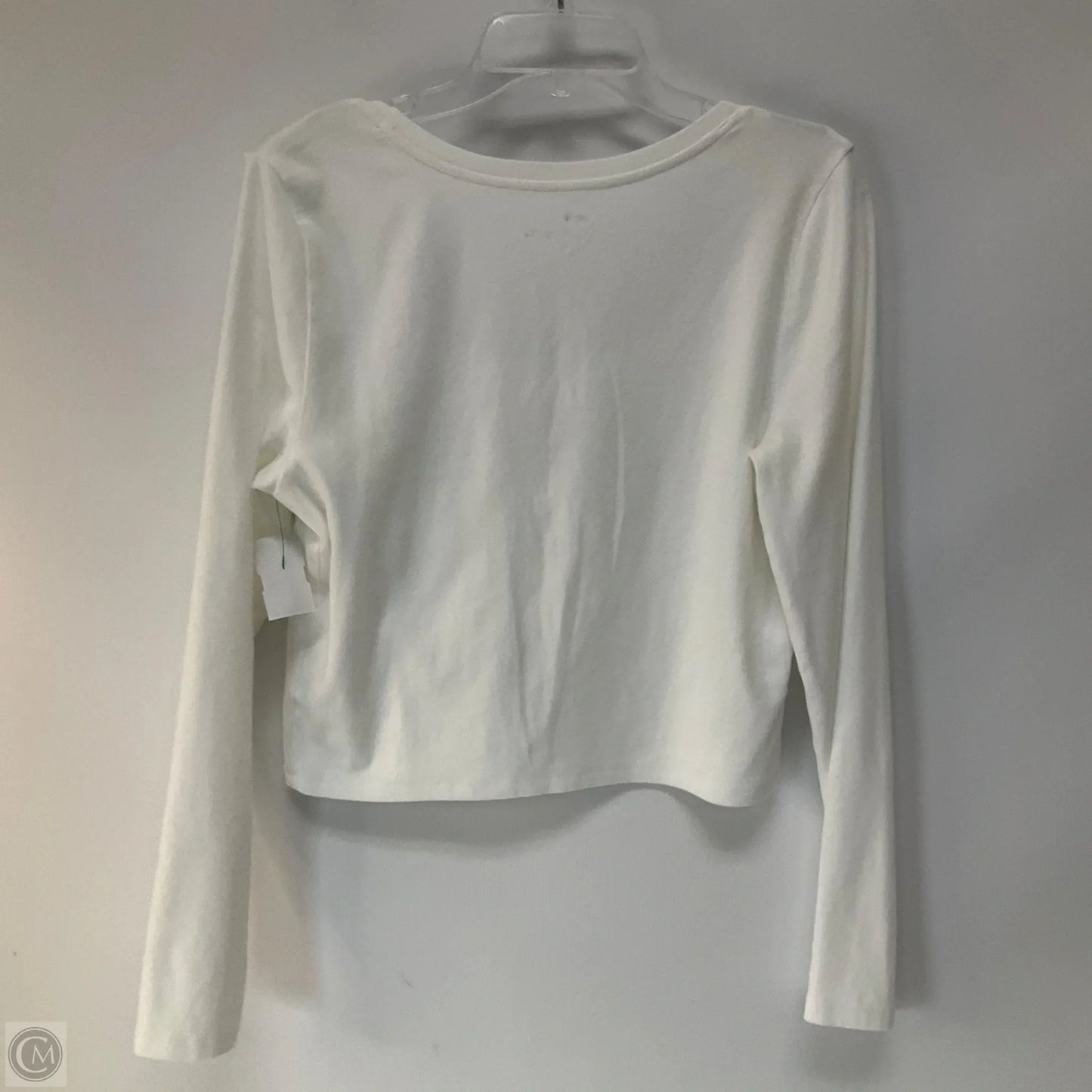 Top Long Sleeve By Aerie In White, Size: L