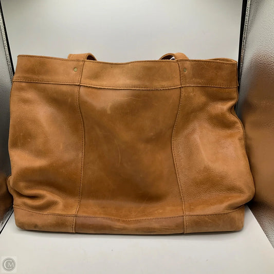 Tote Leather By Clothes Mentor, Size: Medium