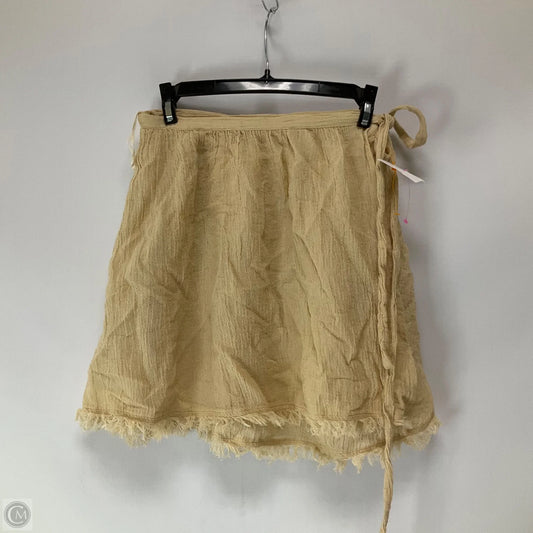 Skirt Mini & Short By Free People In Tan, Size: S