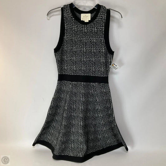 Dress Designer By Kate Spade In Black & White, Size: Xs