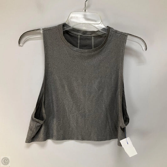 Athletic Tank Top By Lululemon In Grey, Size: 6