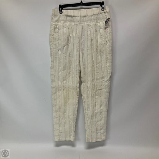 Pants Linen By Anthropologie In Ivory, Size: Xs