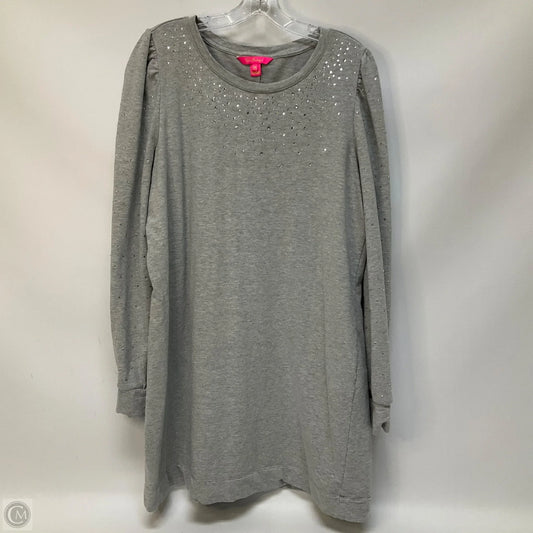 Dress Designer By Lilly Pulitzer In Grey, Size: Xxl