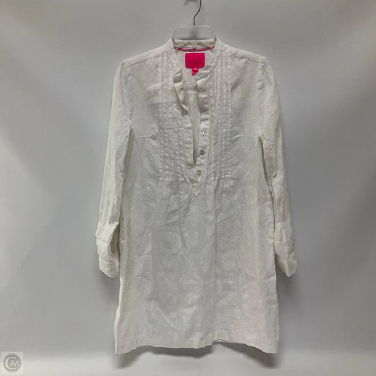 Dress Designer By Lilly Pulitzer In White, Size: 0