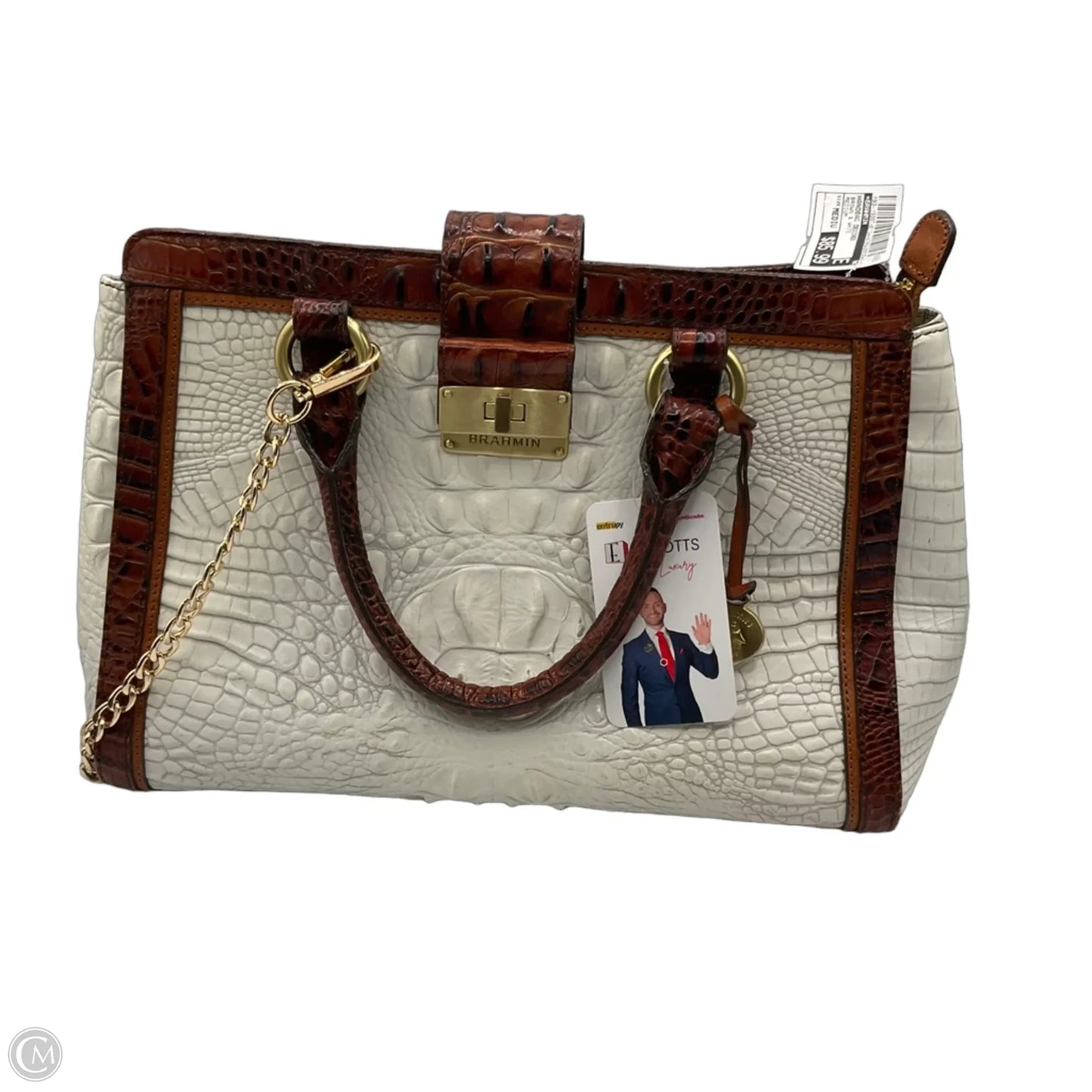 Handbag Designer By Brahmin, Size: Medium