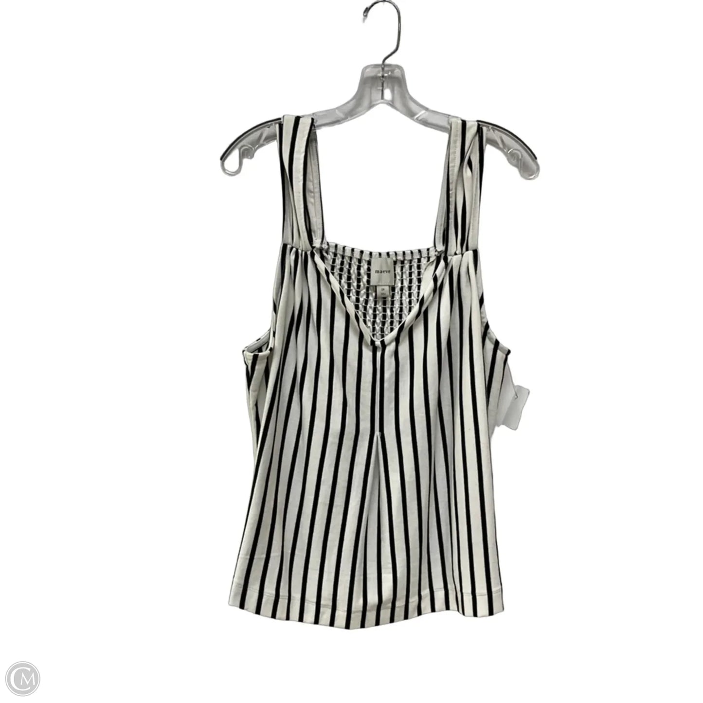Top Sleeveless By Maeve In Striped Pattern, Size: 2x