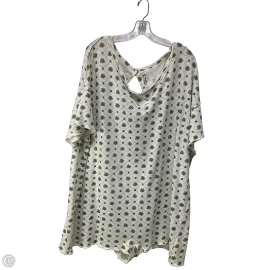 Shortalls By Free People In Green & White, Size: S
