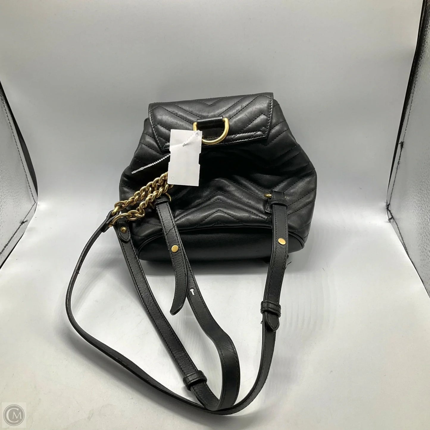 Backpack Luxury Designer By Gucci, Size: Small