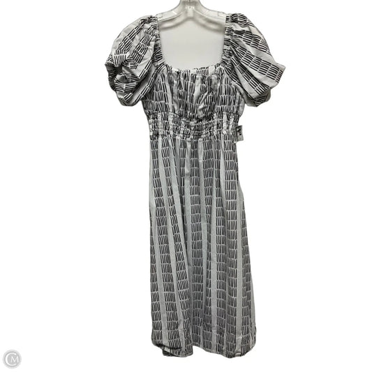 Dress Casual Midi By Maeve In Black & White, Size: S