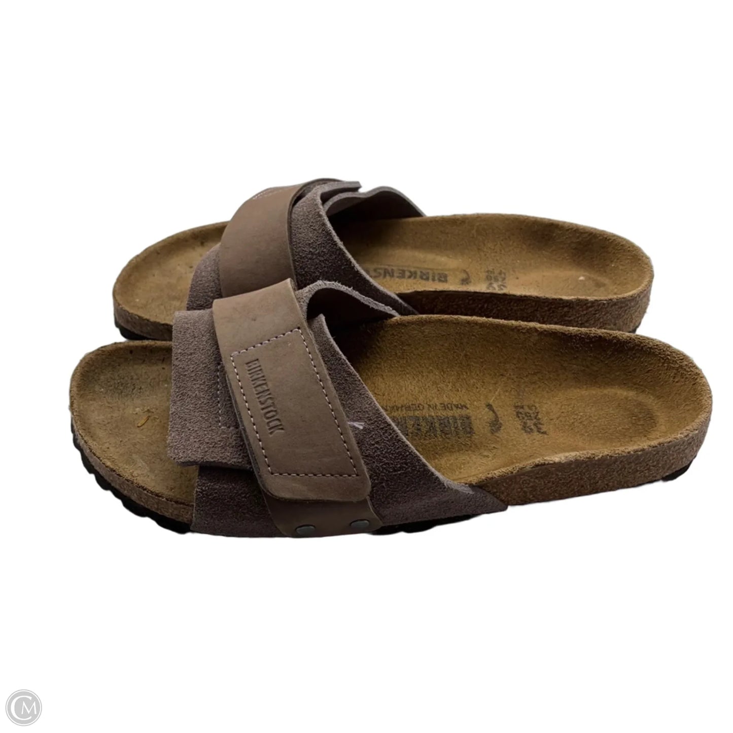 Sandals Flats By Birkenstock In Purple, Size: 8