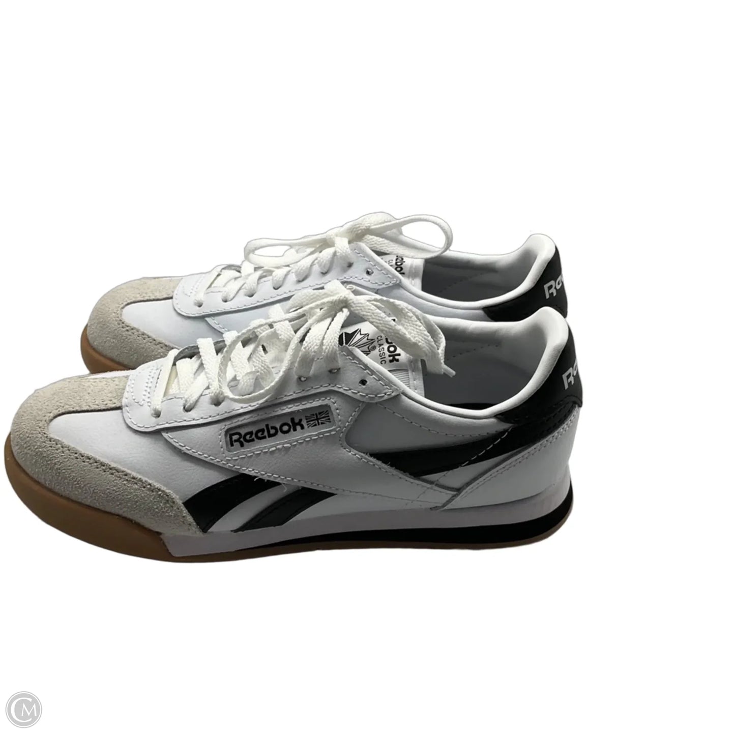 Shoes Sneakers By Reebok In Black & White, Size: 6.5
