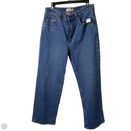 Jeans Boyfriend By Abercrombie And Fitch In Blue Denim, Size: 10