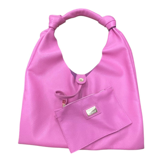 Handbag Leather By CUIR VERITABLE In Pink, Size:Medium
