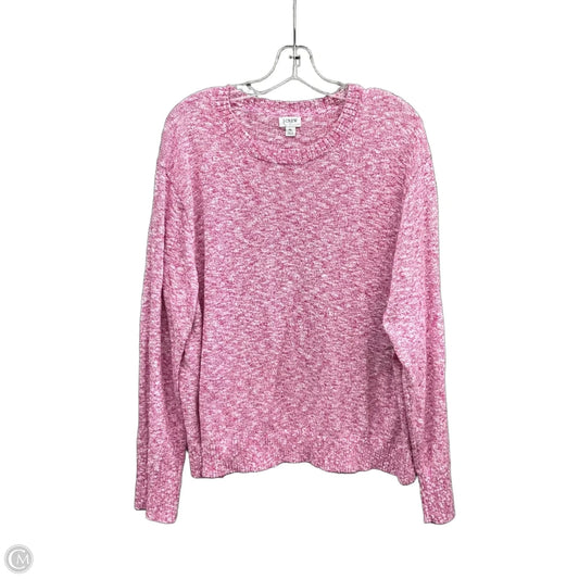 Sweater By J. Crew In Pink, Size: Xl