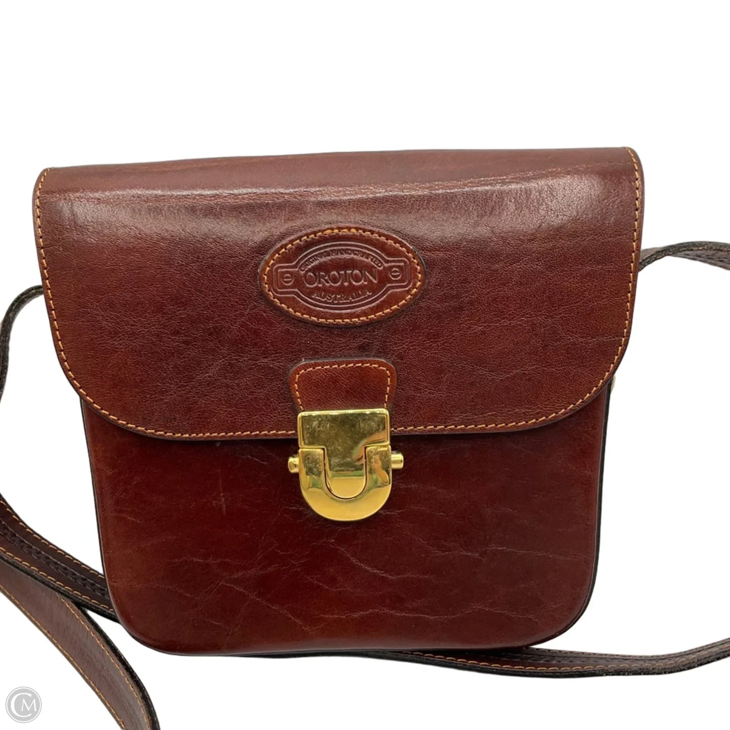 Crossbody Leather By oroton, Size: Small