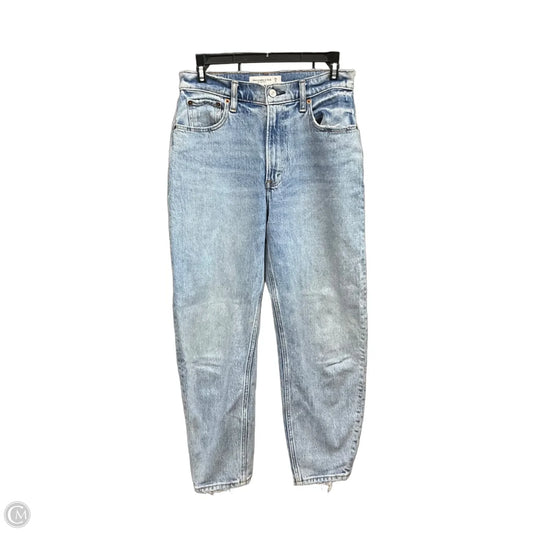 Jeans Boyfriend By Abercrombie And Fitch In Blue Denim, Size: 0