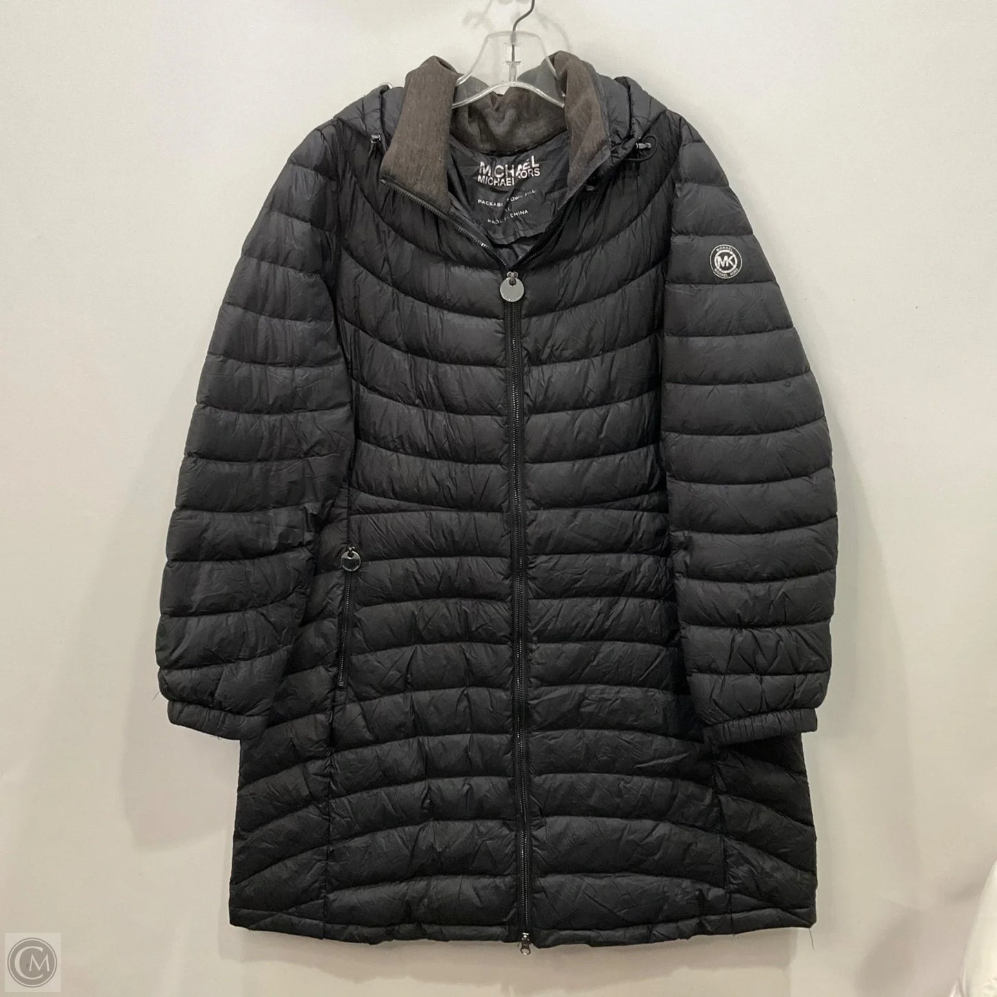 Jacket Puffer & Quilted By Michael By Michael Kors In Black, Size: Xl