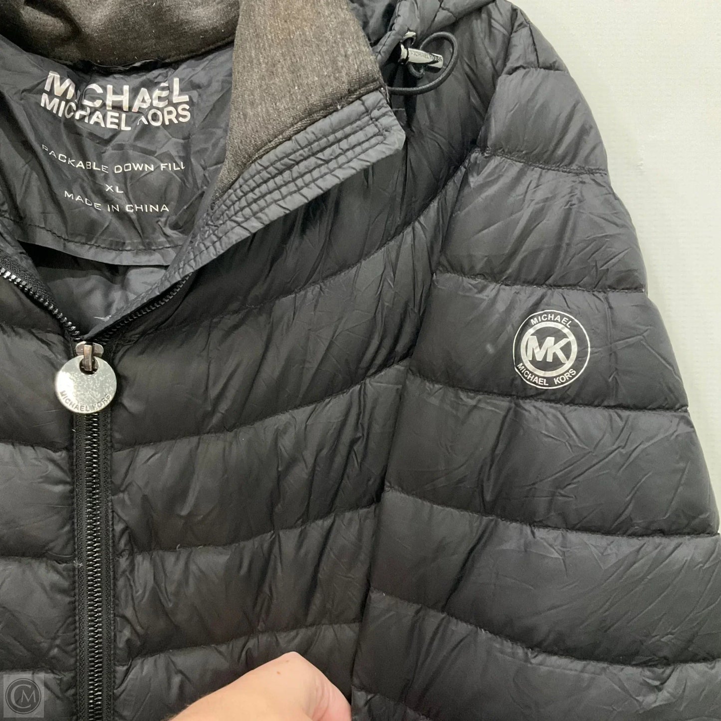 Jacket Puffer & Quilted By Michael By Michael Kors In Black, Size: Xl