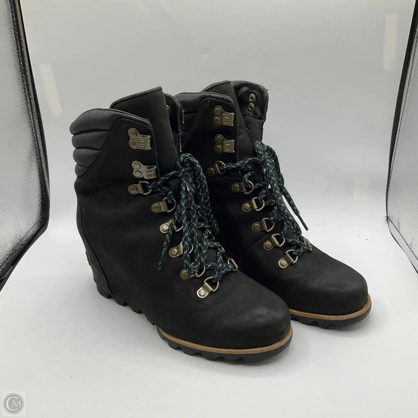 Boots Ankle Heels By Sorel In Black, Size: 7.5