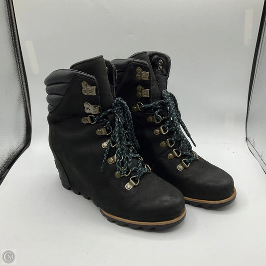 Boots Ankle Heels By Sorel In Black, Size: 7.5