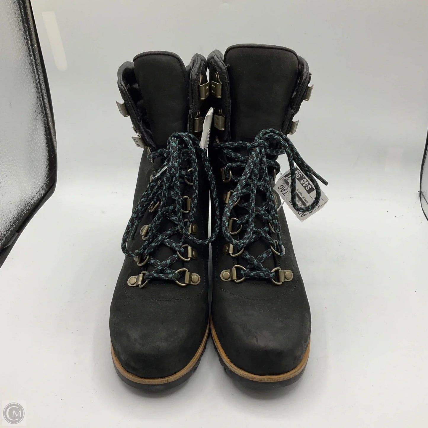 Boots Ankle Heels By Sorel In Black, Size: 7.5