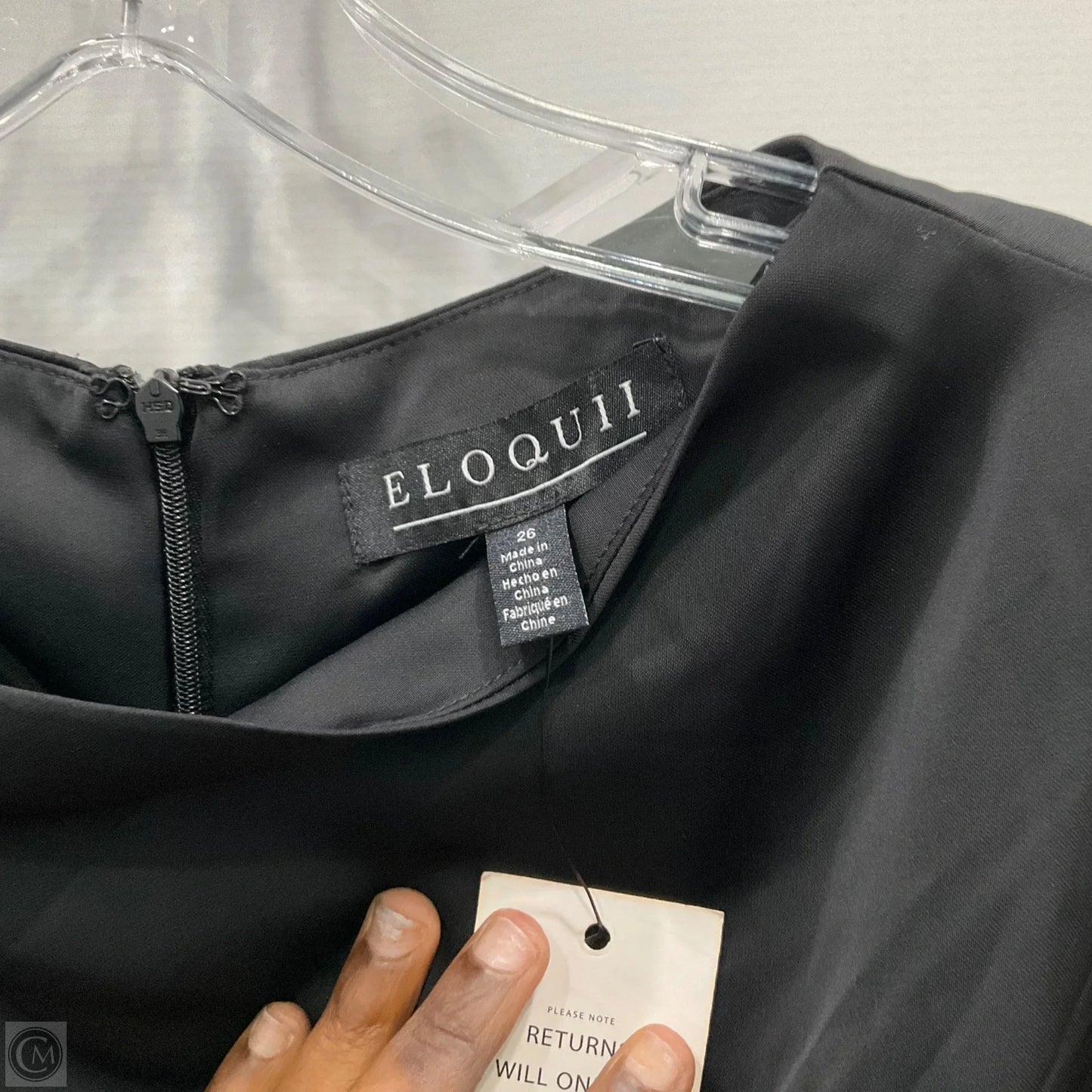 Dress Casual Maxi By Eloquii In Black, Size: 26