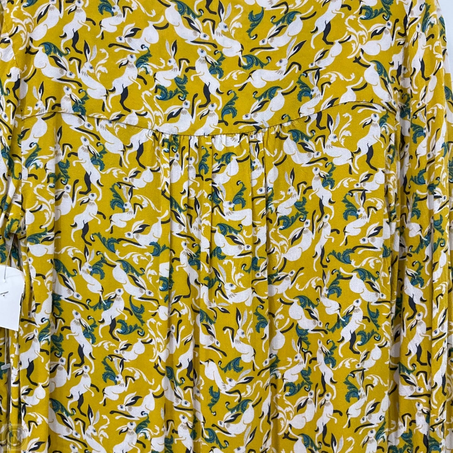 Blouse Long Sleeve By Maeve In Yellow, Size: M