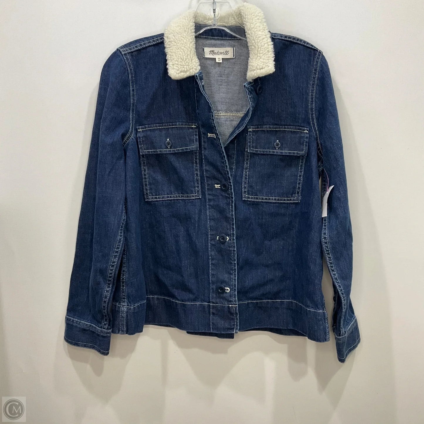 Jacket Denim By Madewell In Blue Denim, Size: Xs
