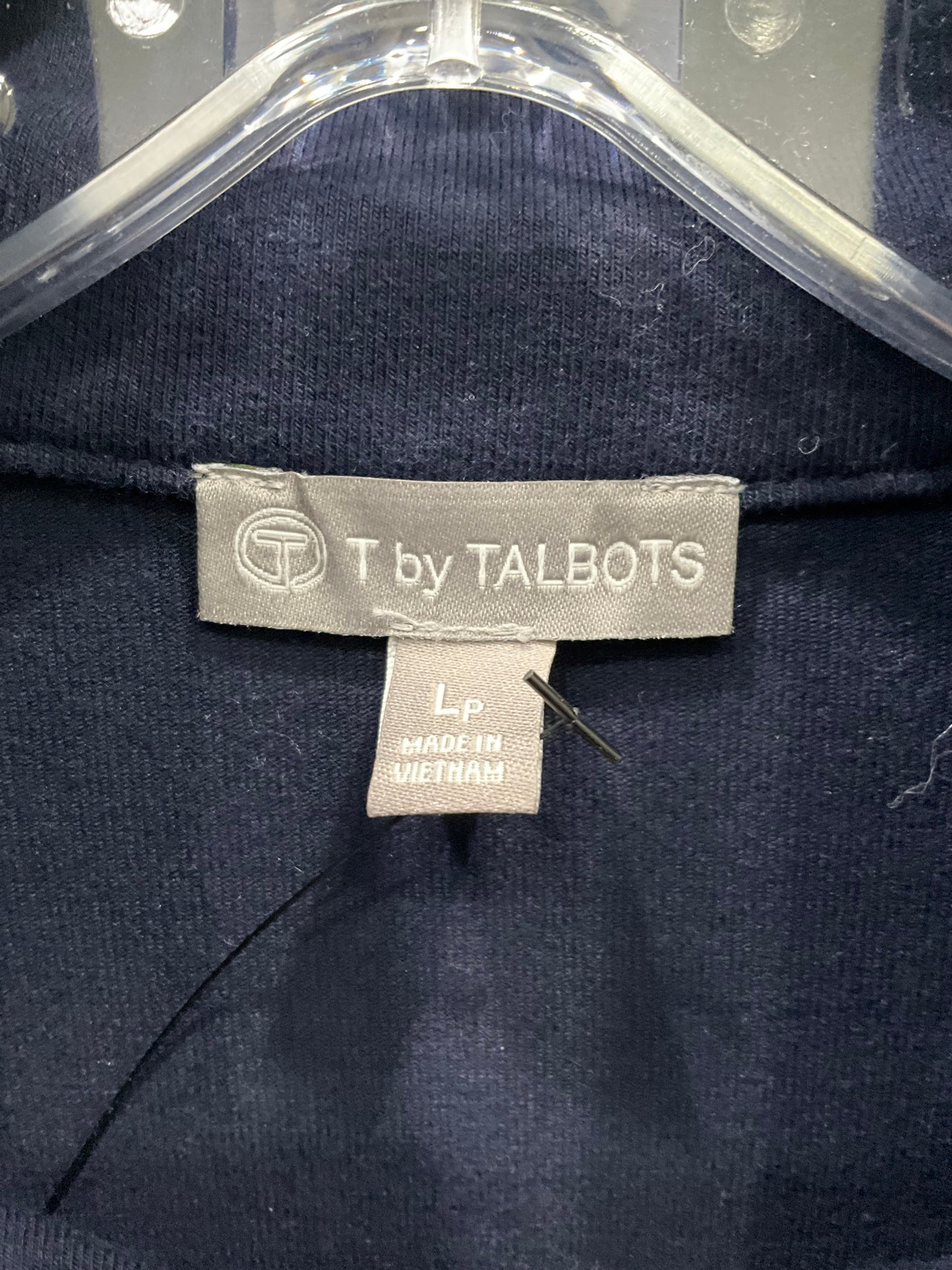 Athletic Jacket By Talbots In Navy, Size: L